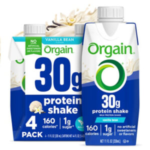 Orgain 30g Protein  Vanilla Rtd - 4 CT