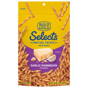 Rold Gold Selects Preztel Twists Oven Baked Garlic Parmesan - 16 Oz