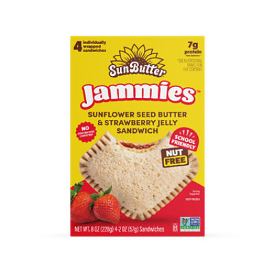 Sunbutter Natural Sandwich Strawberry Jammie - 2 OZ