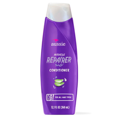 Aussie Miracle Repair Hair Conditioner Moisturizing/dry Rinse Off - 12.1 FZ