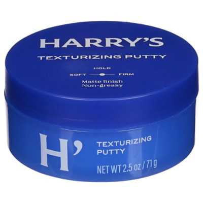 Harrys Malleable Hold Texturizing Hair Putty For Men - 2.5 OZ