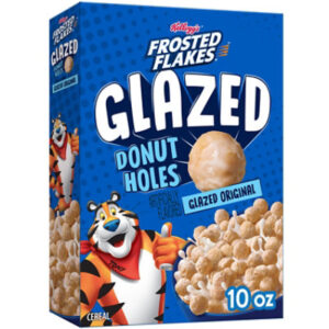 Kellogg's Frosted Flakes Cereal Glazed Donut Holes 10oz - 10 OZ