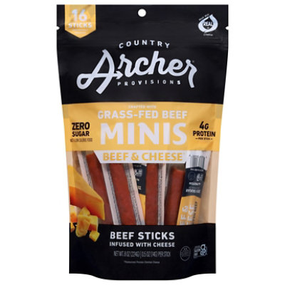 Country Archer Beef & Cheese Mini 8oz - 8 OZ