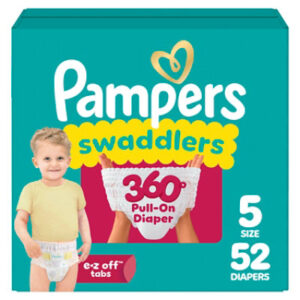 Pampers Swaddlers 360 Diapers Base Version 4.5x 5/junior - 52 CT