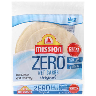 Mission Zero Net Carbs Soft Taco Tortillas 8ct - EA