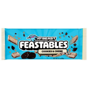 Feastables Cookies And Creme Chocolate Bar - 2.1 OZ
