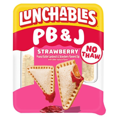 Lunchables PB&J Peanut Butter Sandwich & Strawberry Flavored Dip - 2.27 Oz