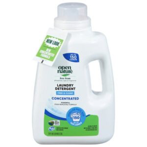 Open Nature Liquid Laundry Detergent Free & Clear 75 Fluid Ounce - 75 FZ