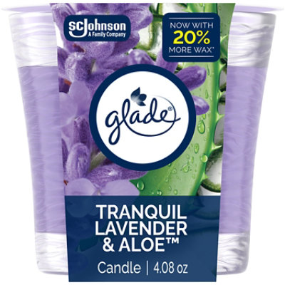 Glade Candle, Tranquil Lavender & Aloe - 4.08 Oz. - 4.08 OZ