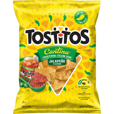 Tostitos Cantina Jalapeno Tortilla Chips - 12 Oz