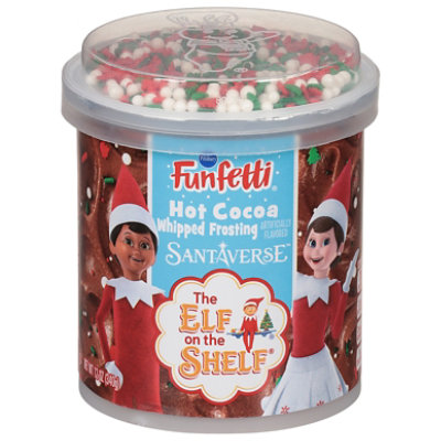 Pillsbury Funfetti The Elf On The Shelf Hot Cocoa Frosting 12 Oz - 12 OZ