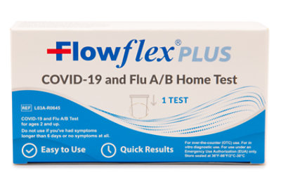 Flowflex Plus Covid-19 And Flu A/b Home Test - EA