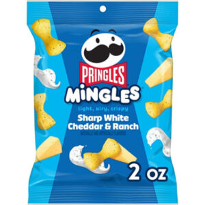 Pringles Mingles Puffed Snacks Sharp White Cheddar and Ranch Cheese Puffs - 2 Oz