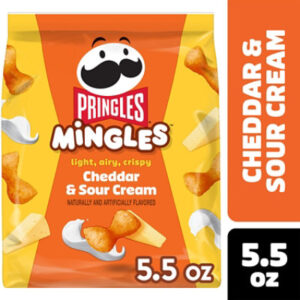 Pringles Mingles Puffed Snacks Cheddar and Sour Cream Cheese Puffs - 5.5 Oz