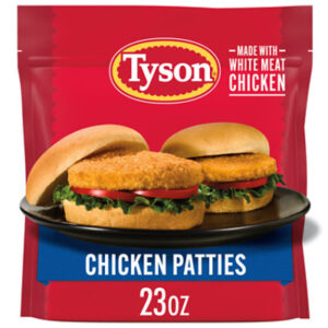 Tyson Fully Cooked Chicken Patties - 23 Oz