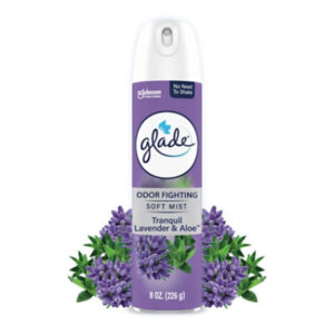 Glade Air Freshener Soft Mist Aerosol Tranquil Lavender & Aloe 8 Oz - 8 OZ