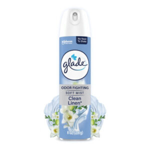 Glade Air Freshener Soft Mist Aerosol, Clean Linen - 8 Oz. - 8 OZ