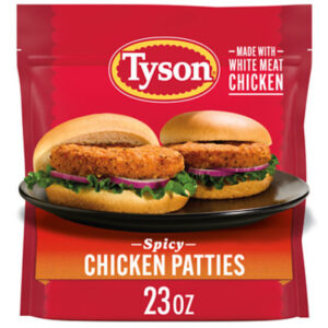 Tyson Frozen Spicy Chicken Patties - 23 Oz