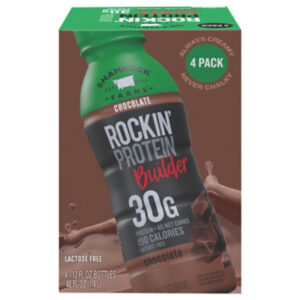 Shamrock Rockin Protein Chocolate Builder 30g 4-12fz, 48 Fz - 4-12 FZ