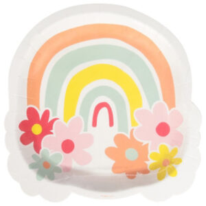 American Greetings Colorful Brushstroke Birthday Plastic Table Cover - Each