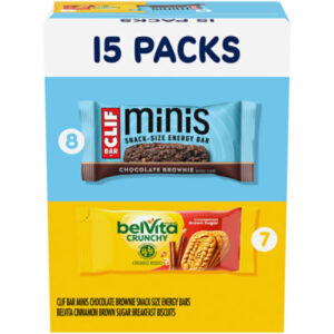 Belvita & Clif Variety Pack 15ct - 15 CT