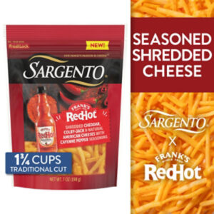 Franks Red Hot Colby Jack Cheddar Shreds - 7 Oz