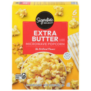 Signature Select Popcorn Microwave Butter 6-3.15 Oz - 6-3.15 OZ