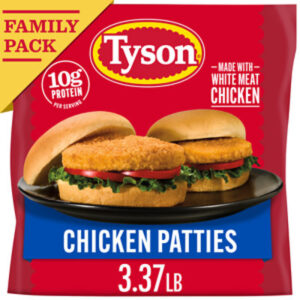 Tyson Fully Cooked Chicken Patties Family Pack 54 Oz - 54 OZ