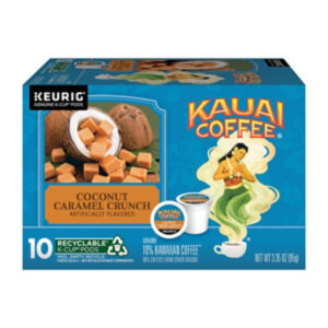 Kauai Single Serve 10 Count Coconut Caramel Crunch K-cup - 3.35 OZ