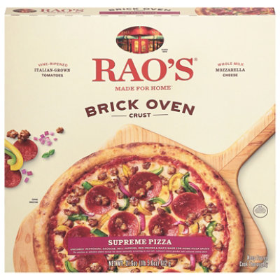 Raos Pizza Supreme Brick Oven Crust - 21.6 OZ