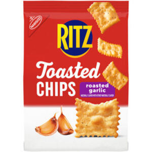 RITZ Toasted Chips Roasted Garlic - 8.1 Oz