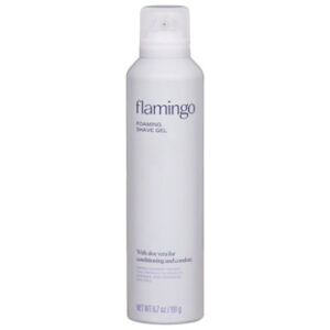 Flamingo Foaming Shave Gel For Women With Aloe Vera - 6.7 OZ