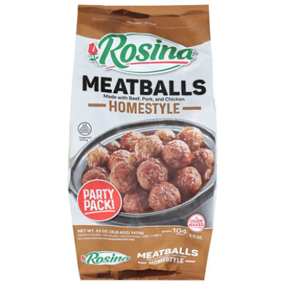 Rosina Meatballs Homestyle 52 Oz - 52 OZ