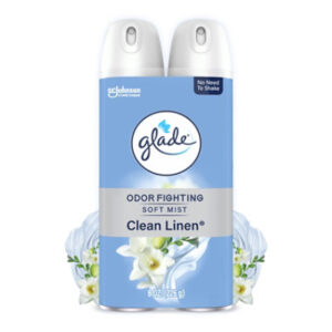Glade Air Freshener Soft Mist Aerosol, Clean Linen - 2-8 Oz - 2-8 OZ