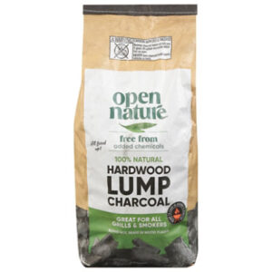 Open Nature Charcoal Hardwood Lump 15 Lb - 15 LB