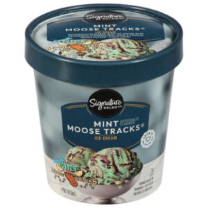 Signature Select Ice Cream Mint Moose Tracks 1 Pt - 1 PT
