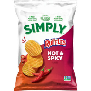Ruffles Simply Hot & Spicy - 8 Oz
