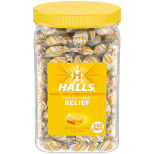 Halls Relief Honey Lemon Cough Drops 250 Ct - 250 CT