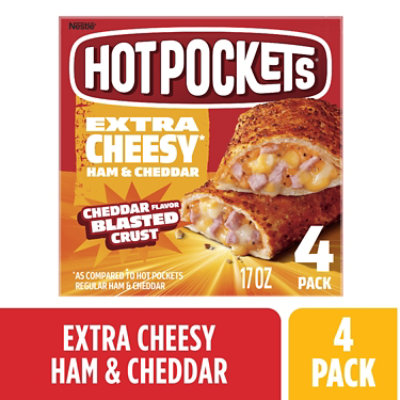 Hot Pockets Ham And Cheddar Cheese, 17 Oz - 17 OZ