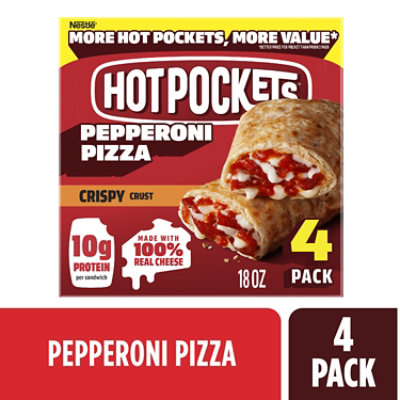 Hot Pockets Pepperoni Pizza 18oz - 18 OZ