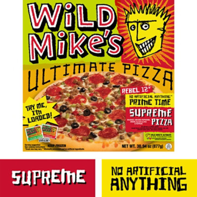 Wild Mikes Ultimate Prime Time Supreme Pizza 30.94 Oz - 30.94 OZ