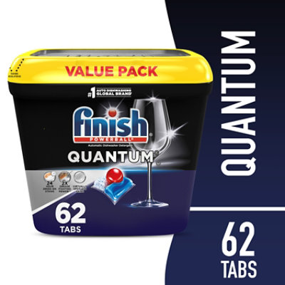 Finish Powerball Quantum Automatic Dishwasher Detergent - 62 Ct Tabs - 62 CT