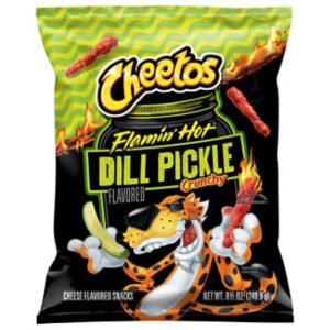 Cheetos Crunchy Flamin' Hot Dill Pickle Cheese Snacks - 8.5 Oz