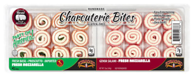 Formaggio Charcuterie Bites Basil Proscuitto Mozzarella & Genoa Salami - 12 OZ