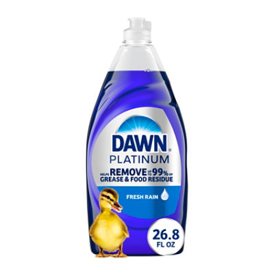 Dawn Platinum Dishwashing Liquid Fresh Rain - 26.8 Oz