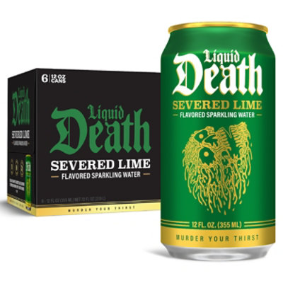 Liquid Death Severed Lime 6-12fz - 6-12 FZ