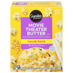 Signature Select Popcorn Microwave Movie Theater 12-3.21 Oz - 12-3.21 OZ