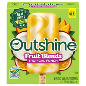 Outshine Fruit Blends Tropical Punch Bars - 15 FZ