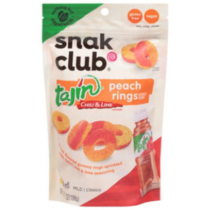 Snak Club Tajin Peach Rings - 7 Oz