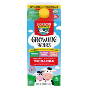 Horizon Organic Growing Years Whole DHA Omega-3 Milk Carton - 59 Fl. Oz.